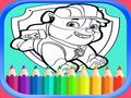 Joc Carte de Colorat PAW Patrol on-line