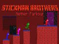 Joc Frații Stickman Nether Parkour on-line