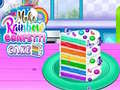 Joc Fă un Tort cu Confetti Curcubeu on-line
