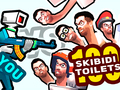 Joc Tu împotriva 100 Toaletelor Skibidi on-line