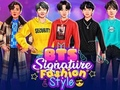 Joc Stil de Modă Semnat BTS on-line