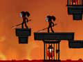 Joc Războinicul Stickman Ninja HTML5 on-line