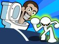 Joc Stickman vs Toaleta Skibidi on-line