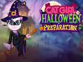 Joc Pregătirea de Halloween cu Fata Pisică on-line