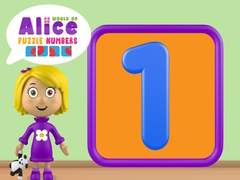 Joc Lumea lui Alice Puzzle Numere on-line