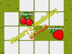 Joc Memorie și vocabular de fructe on-line