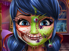 Joc Fata Punctată Machiaj de Halloween on-line