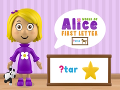Joc Lumea lui Alice Prima Litera on-line