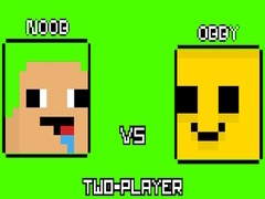 Joc Noob vs Obby Două Jucători on-line
