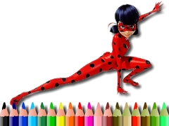 Joc Înapoi la școală: colorarea buburuzei on-line
