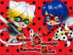 Joc Cartea de Colorat Fata Chibi cu Puncte on-line
