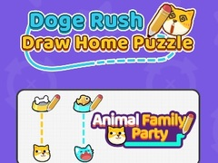 Joc Doge Rush: Desenează Puzzle-ul Acasă on-line