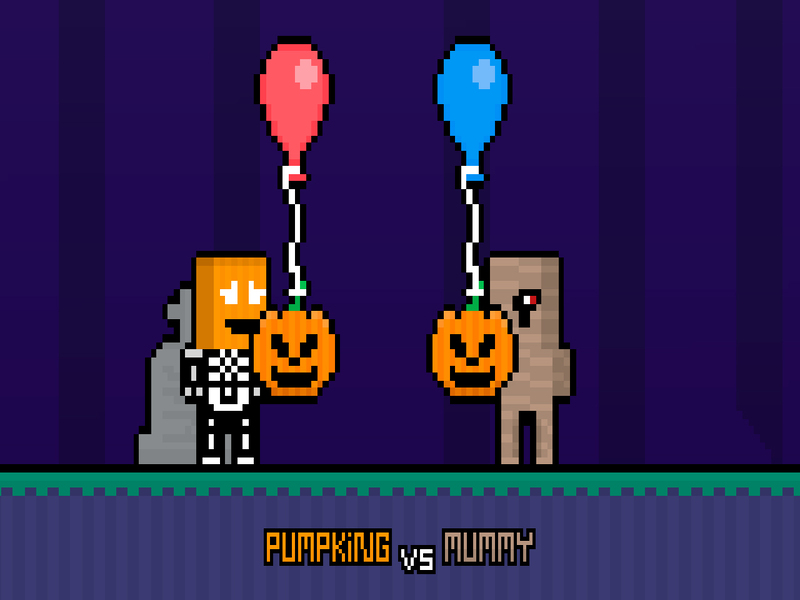 Joc Pumpking vs mumie on-line