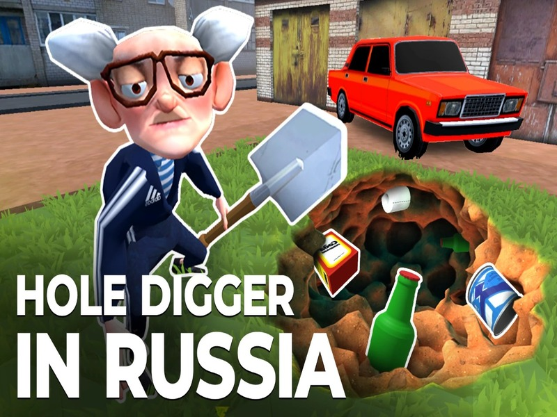 Joc Săpați o gaură în Rusia on-line