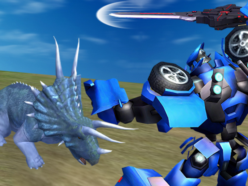 Joc Jurassic Dinosaur Mech Battle on-line