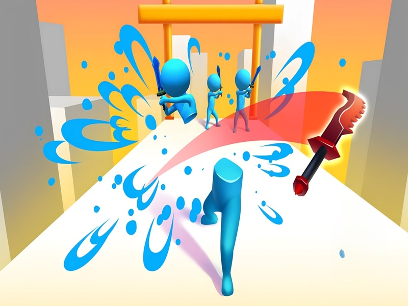 Joc Joc de sabie! Ninja Slice Runner on-line