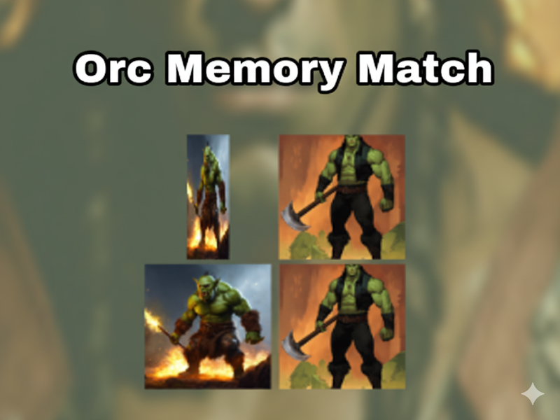 Joc Memoria memoriei ORC on-line