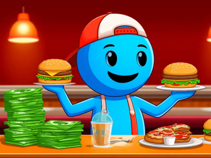 Joc Simulator de restaurante: burgeri și pizza on-line