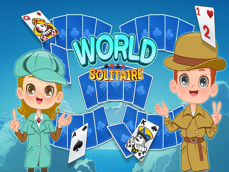 Joc Tripeaks Solitaire World on-line