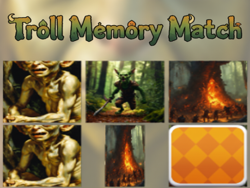 Joc Meci de memorie Troll on-line