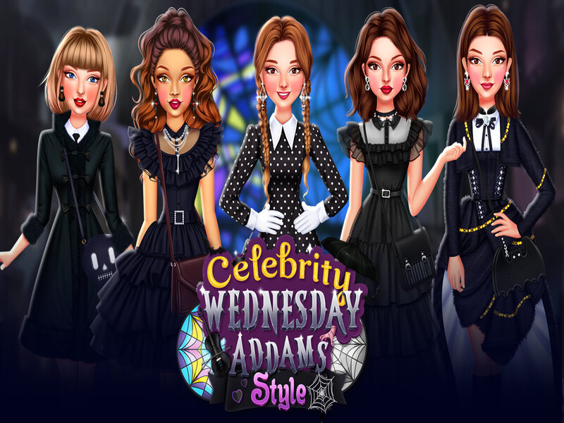 Joc Celebritate Miercuri Stilul Addams on-line