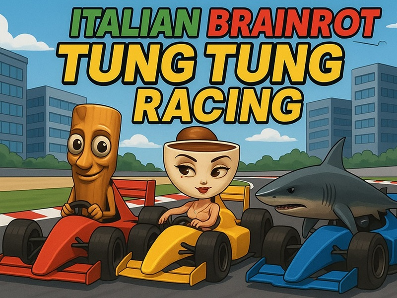 Joc Brainrot italian Tung Tung Racing on-line