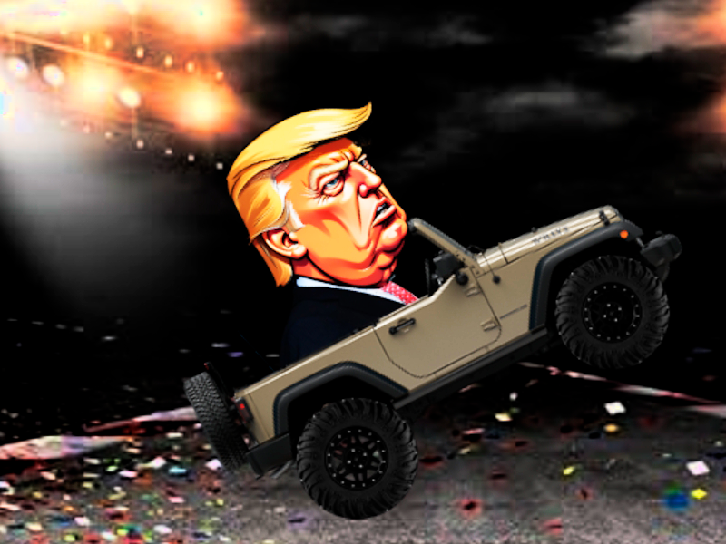 Joc Trump Wheelie Challenge on-line
