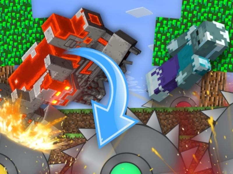 Joc Ferma Mobs din Mine Block! on-line