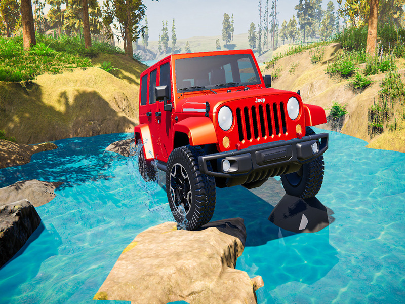 Joc Simulator de joc jeep offroad on-line