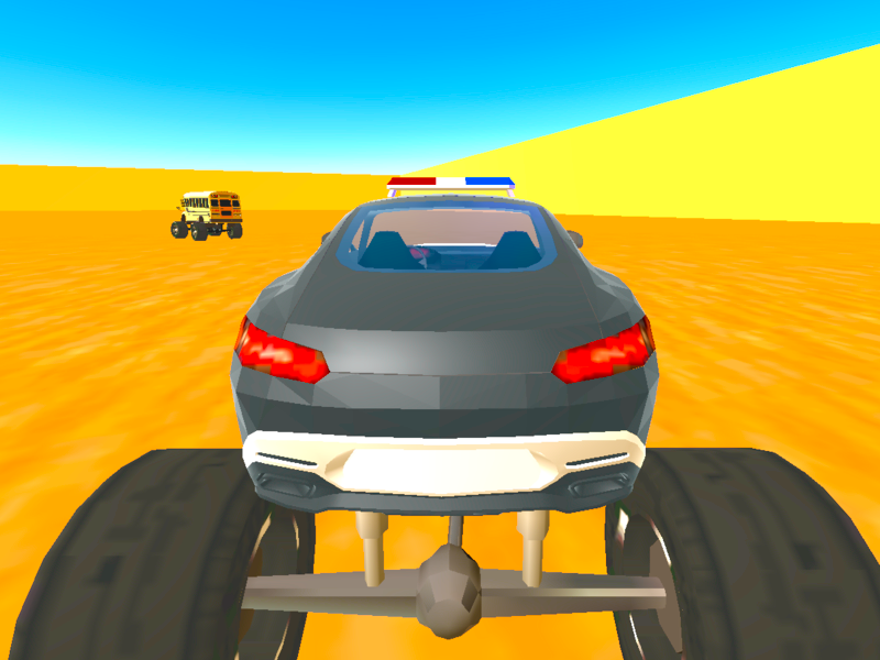 Joc Poliție vs Bandits Monster Truck on-line