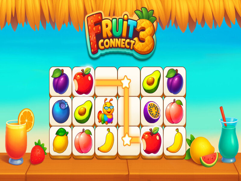 Joc Fructe Connect 3 on-line
