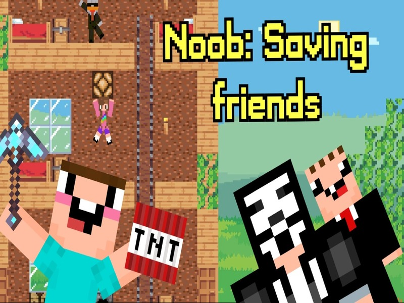 Joc Noob: Salvarea prietenilor on-line