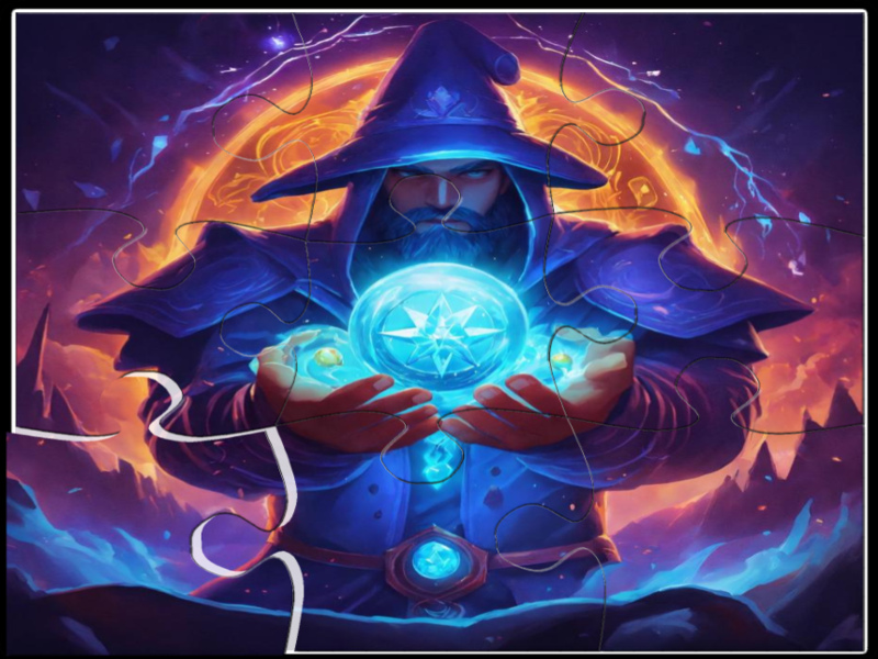 Joc Wizard Jigsaw Puzzle on-line