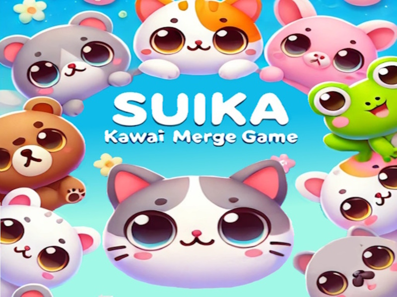 Joc Suika Kawaii Merge Game on-line