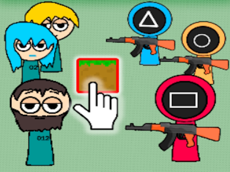 Joc Sandbox Squid Game Creează o provocare on-line