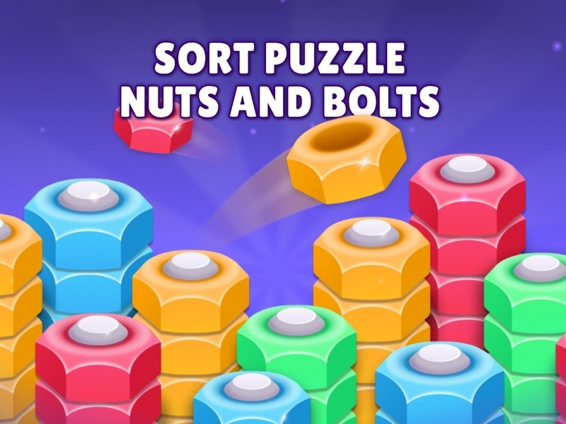Joc Sortați piulițele și șuruburile de puzzle on-line