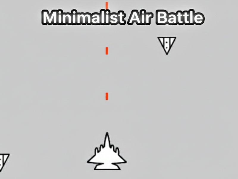 Joc Bătălia aeriană minimalistă on-line
